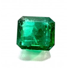 Smeraldo naturale ottagono da 6.86 ct